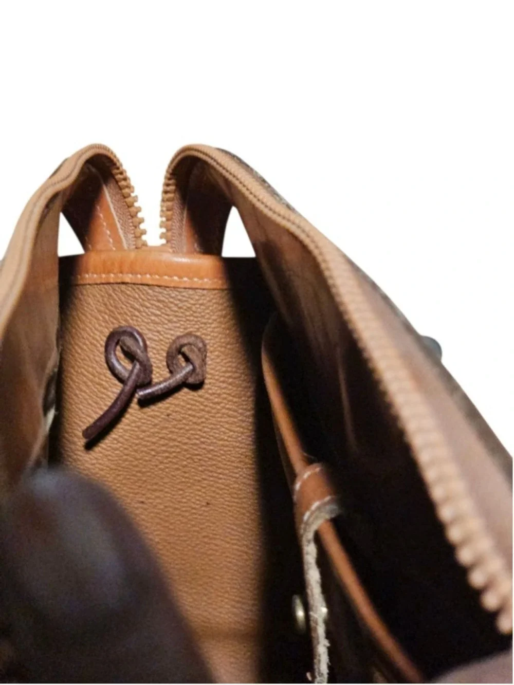 Vintage Dooney & Bourke Satchel One Size Brown & Beige
